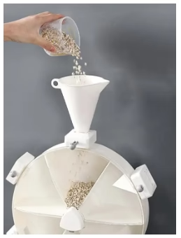 🔒 Food Grains Storage Box 🍚 Airtight Cereal Dispenser 📦 Moisture-Proof Container