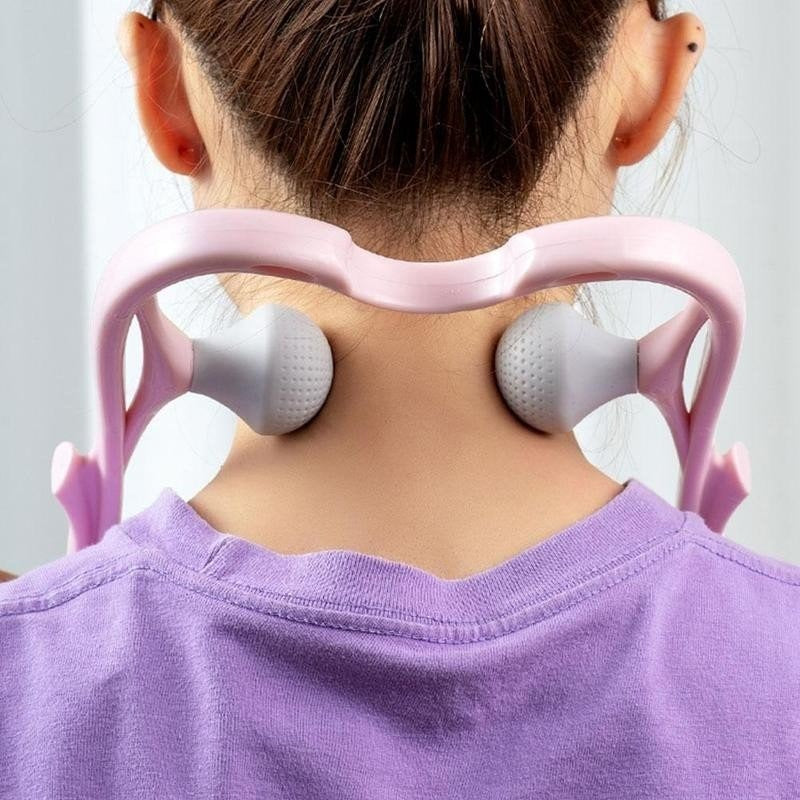💆‍♀ Double Ball Cervical Massager – Relieve Neck Pain & Stress Instantly! 🔵✨