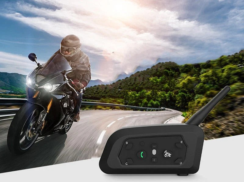800m Bluetooth Range 🏍 5 Riders Link 🔊 Single Pack